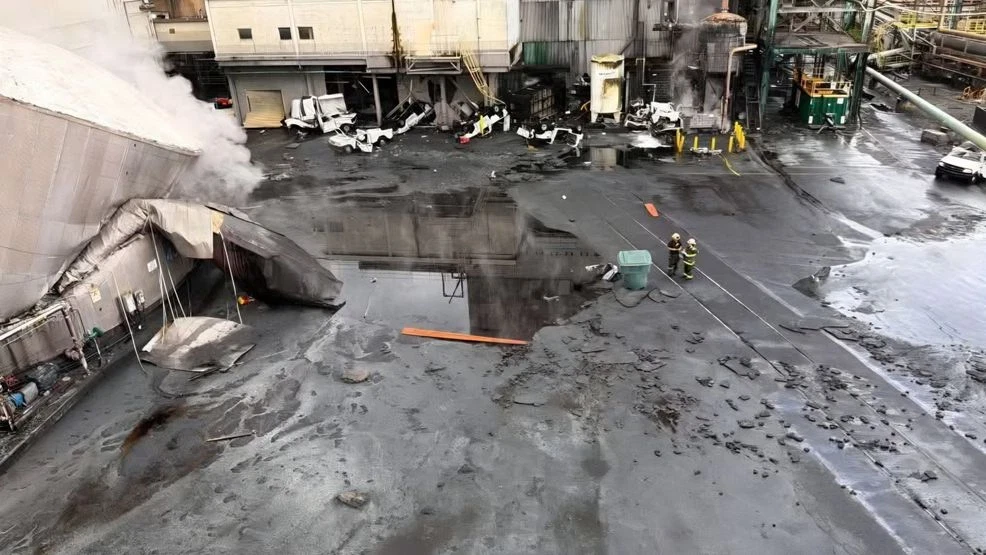 Longview WA Paper Mill Explosion